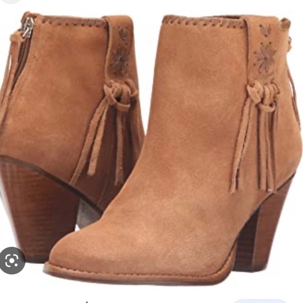 Jack Rogers Greer Oak Suede Booties